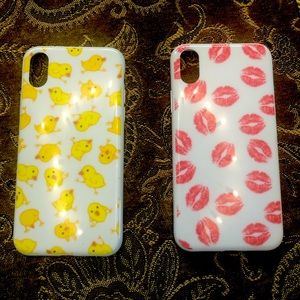 IPhone X/XS cases 🐥 Chicks & Kisses 💋